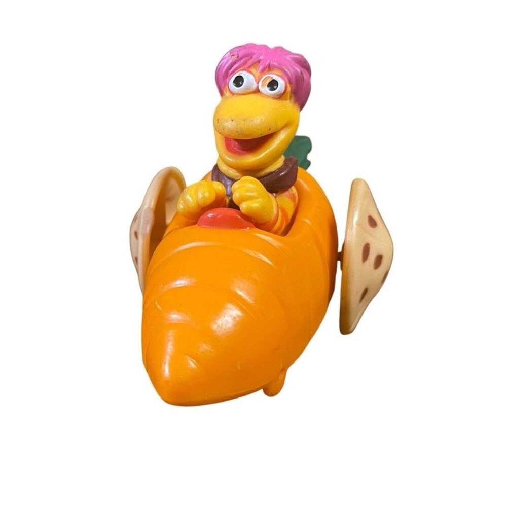Vintage Fraggle Rock 1987 Gobo Driving Carrot Car from McDonald's HAPPY MEAL